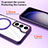 Custodia Silicone Trasparente Ultra Slim Morbida con Mag-Safe Magnetic SD1 per Samsung Galaxy S21 5G