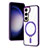 Custodia Silicone Trasparente Ultra Slim Morbida con Mag-Safe Magnetic SD1 per Samsung Galaxy S21 5G Viola