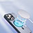 Custodia Silicone Trasparente Ultra Slim Morbida con Mag-Safe Magnetic X01D per Apple iPhone 14 Pro Max Nero