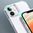 Custodia Silicone Trasparente Ultra Slim Morbida con Supporto per Apple iPhone 12 Mini Rosso