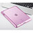 Custodia Silicone Trasparente Ultra Slim Morbida per Apple iPad 2 Rosa