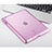 Custodia Silicone Trasparente Ultra Slim Morbida per Apple iPad 3 Rosa