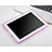 Custodia Silicone Trasparente Ultra Slim Morbida per Apple iPad 4 Rosa