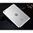 Custodia Silicone Trasparente Ultra Slim Morbida per Apple iPad Mini 3 Bianco