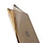 Custodia Silicone Trasparente Ultra Slim Morbida per Apple iPad Mini 4 Oro