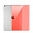 Custodia Silicone Trasparente Ultra Slim Morbida per Apple iPad Pro 12.9 Rosso