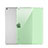 Custodia Silicone Trasparente Ultra Slim Morbida per Apple iPad Pro 12.9 Verde