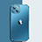 Custodia Silicone Trasparente Ultra Slim Morbida per Apple iPhone 13 Mini Blu