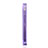 Custodia Silicone Trasparente Ultra Slim Morbida per Apple iPhone 4 Viola