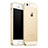 Custodia Silicone Trasparente Ultra Slim Morbida per Apple iPhone 5S Oro