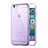 Custodia Silicone Trasparente Ultra Slim Morbida per Apple iPhone 6 Plus Viola