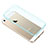 Custodia Silicone Trasparente Ultra Slim Morbida per Apple iPhone SE Blu