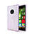 Custodia Silicone Trasparente Ultra Slim Morbida per Nokia Lumia 830 Viola