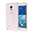 Custodia Silicone Trasparente Ultra Slim Morbida per Samsung Galaxy Note Edge SM-N915F Rosa