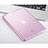 Custodia Silicone Trasparente Ultra Slim Morbida Sfumato per Apple iPad Air Rosa