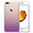 Custodia Silicone Trasparente Ultra Slim Morbida Sfumato per Apple iPhone 8 Plus Viola