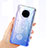 Custodia Silicone Trasparente Ultra Sottile Cover Farfalla per Huawei Mate 30