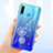 Custodia Silicone Trasparente Ultra Sottile Cover Fiori per Huawei Nova 4e