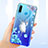 Custodia Silicone Trasparente Ultra Sottile Cover Fiori per Huawei P30 Lite New Edition