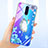 Custodia Silicone Trasparente Ultra Sottile Cover Fiori per Oppo RX17 Pro