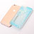 Custodia Silicone Trasparente Ultra Sottile Cover Fiori T01 per Apple iPhone 6