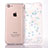 Custodia Silicone Trasparente Ultra Sottile Cover Fiori T01 per Apple iPhone 7