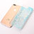 Custodia Silicone Trasparente Ultra Sottile Cover Fiori T01 per Apple iPhone 8 Plus