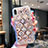 Custodia Silicone Trasparente Ultra Sottile Cover Fiori T01 per Apple iPhone Xs Max Multicolore