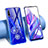 Custodia Silicone Trasparente Ultra Sottile Cover Fiori T01 per Huawei Honor 9X
