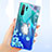 Custodia Silicone Trasparente Ultra Sottile Cover Fiori T01 per Huawei P30 Pro New Edition