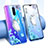 Custodia Silicone Trasparente Ultra Sottile Cover Fiori T01 per Oppo RX17 Pro