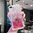 Custodia Silicone Trasparente Ultra Sottile Cover Fiori T02 per Apple iPhone 8 Plus