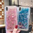 Custodia Silicone Trasparente Ultra Sottile Cover Fiori T02 per Apple iPhone X