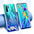 Custodia Silicone Trasparente Ultra Sottile Cover Fiori T02 per Huawei P30 Pro Multicolore