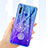 Custodia Silicone Trasparente Ultra Sottile Cover Fiori T03 per Huawei Honor 20 Lite
