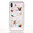 Custodia Silicone Trasparente Ultra Sottile Cover Fiori T08 per Apple iPhone X