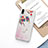 Custodia Silicone Trasparente Ultra Sottile Cover Fiori T11 per Apple iPhone XR Rosa