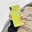 Custodia Silicone Trasparente Ultra Sottile Cover Fiori T12 per Apple iPhone Xs Max Giallo