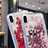 Custodia Silicone Trasparente Ultra Sottile Cover Fiori T14 per Apple iPhone XR