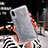Custodia Silicone Trasparente Ultra Sottile Cover Fiori T15 per Apple iPhone XR Bianco