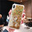 Custodia Silicone Trasparente Ultra Sottile Cover Fiori T25 per Apple iPhone X