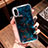 Custodia Silicone Trasparente Ultra Sottile Cover Fiori T26 per Apple iPhone XR Blu
