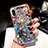 Custodia Silicone Trasparente Ultra Sottile Cover Fiori T26 per Apple iPhone XR Multicolore