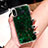 Custodia Silicone Trasparente Ultra Sottile Cover Fiori T26 per Apple iPhone XR Verde