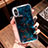 Custodia Silicone Trasparente Ultra Sottile Cover Fiori T26 per Apple iPhone Xs Blu