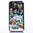 Custodia Silicone Trasparente Ultra Sottile Cover Fiori Z01 per Apple iPhone XR Verde