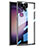 Custodia Silicone Trasparente Ultra Sottile Cover Morbida AC1 per Samsung Galaxy S22 Ultra 5G Nero