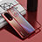 Custodia Silicone Trasparente Ultra Sottile Cover Morbida AN1 per Huawei Nova 9 Rosso