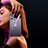 Custodia Silicone Trasparente Ultra Sottile Cover Morbida Bling-Bling LD2 per Apple iPhone 13 Pro Max
