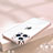 Custodia Silicone Trasparente Ultra Sottile Cover Morbida Bling-Bling LD2 per Apple iPhone 14 Pro Max Oro Rosa